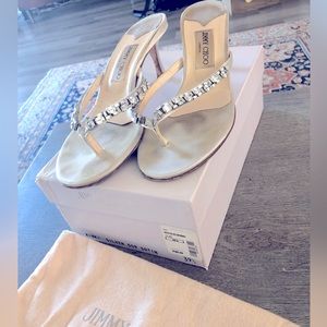 Jimmy Choo Kinki Crystal Sandals